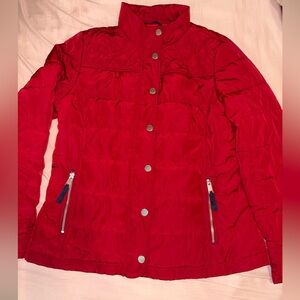 Tommy Hilfiger Red Puffer Jacket
